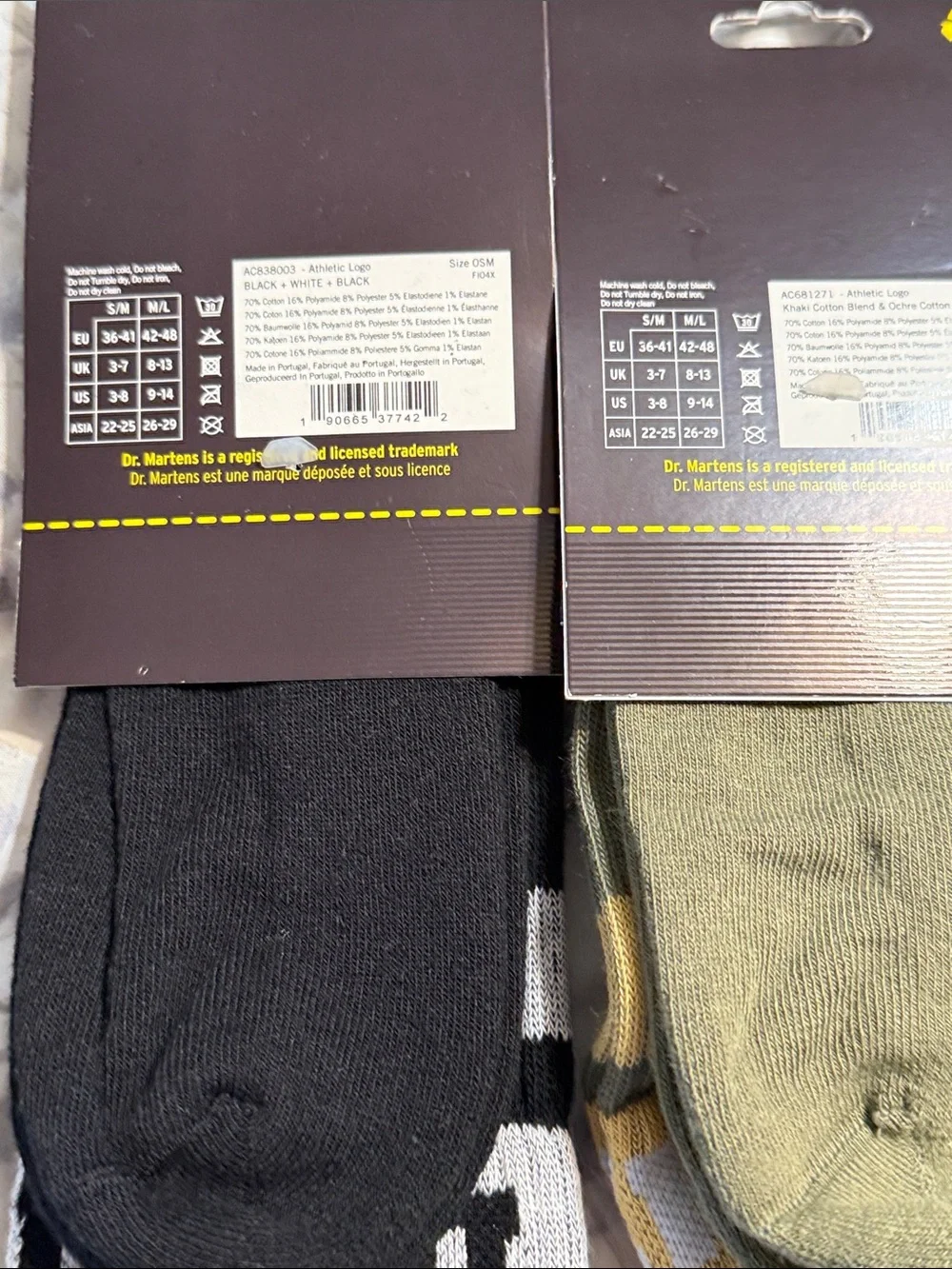 Set/3 Dr Martens socks S/M